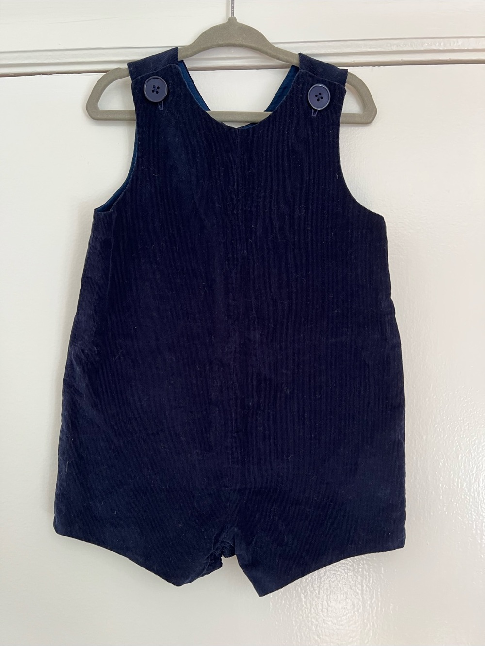 Navy Corduroy Jon Jon, 24 months